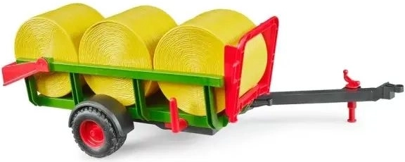 Transport trzech okrągłych bel