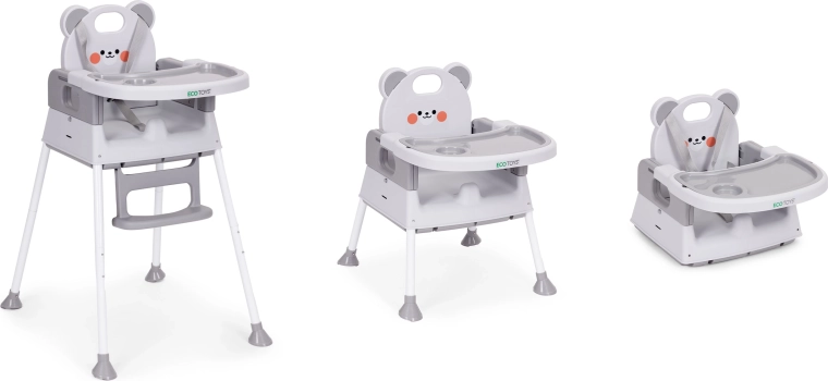 3 w 1: wysokie, niskie i nakładka na krzesło