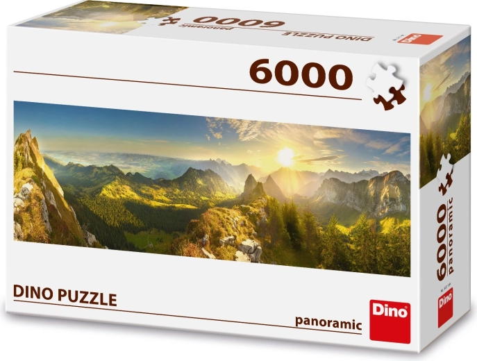 Panoramiczny krajobraz Szwajcarii