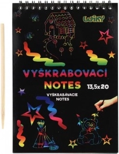 Zeszyt do zdrapywania dla kreatywnego tworzenia