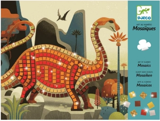 Mozaikowe obrazki Dinozaury od Djeco
