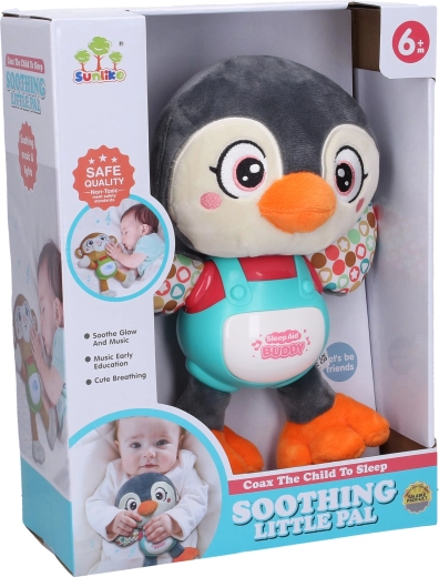 Grający i świecący pingwin 24 cm