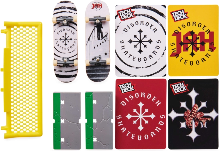 Dwa kompletne fingerboardy dla podwójnej dawki trików