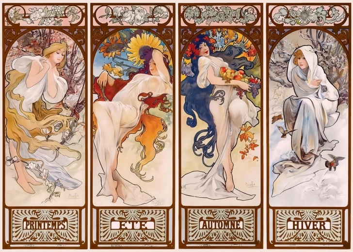 Puzzle Art: Cztery pory roku 1000 elementów