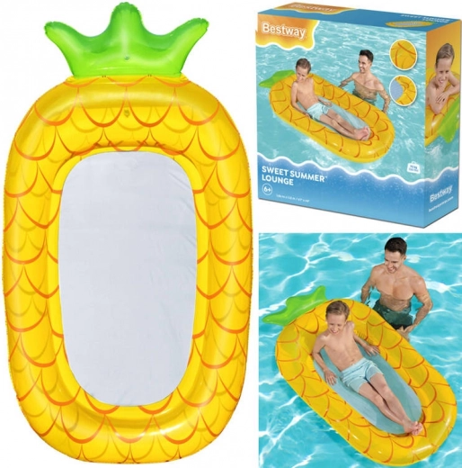 Bestway dmuchany wodny hamak dla dzieci Ananas z siateczkowym dnem