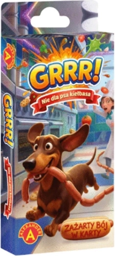 Grrr! Nie dla psa kiełbasa – karciana gra o jeżykach