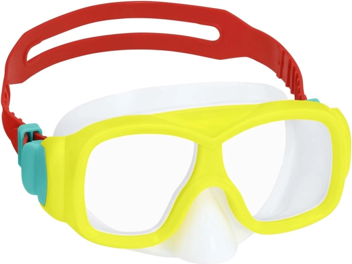 Żółto‑czerwona maska do nurkowania Bestway