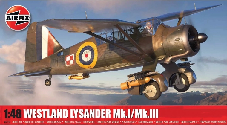 Plastikowy model samolotu Westland Lysander Mk.I/Mk.III 1/48