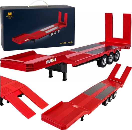 Niskopodwoziowa naczepa do Huina Scania 770S (1:18) czerwona