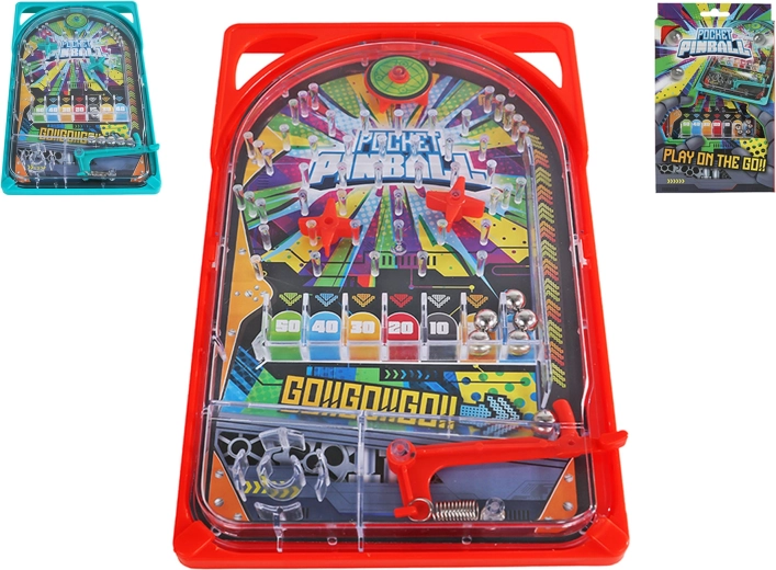 Dziecięcy mechaniczny pinball 18 × 11 cm - 1 szt.