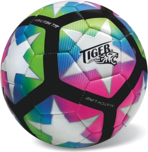 Piłka nożna Match line fluo wielokolorowa rozm. 5