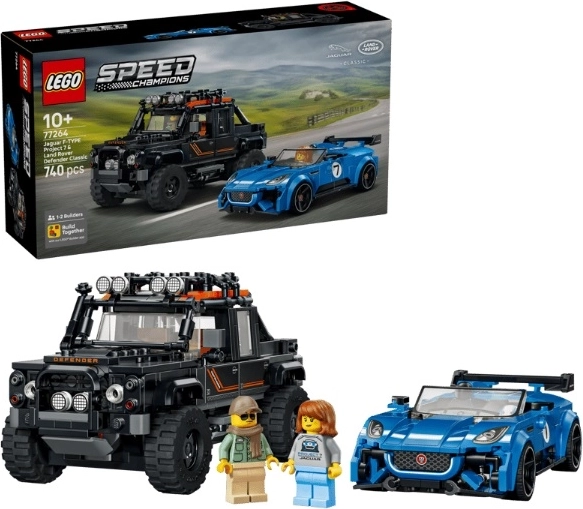 LEGO Speed Champions Jaguar Project 7 i Land Rover Defender