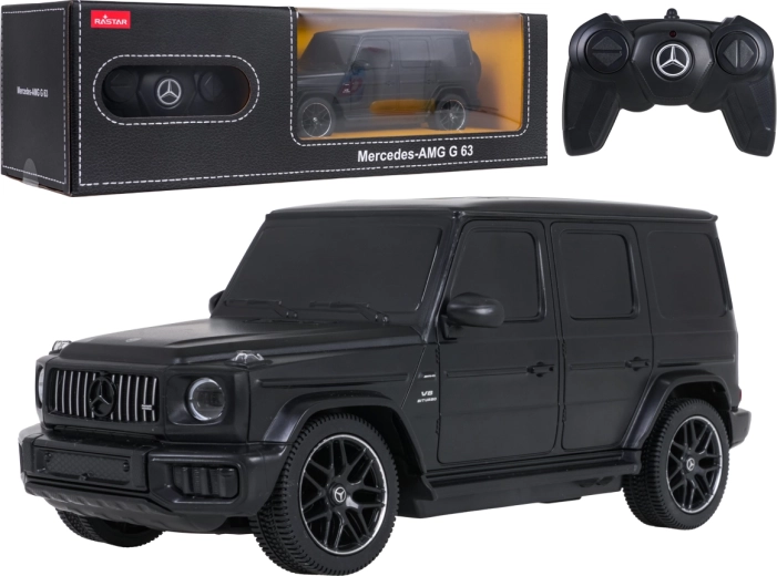 Samochód zdalnie sterowany Rastar Mercedes-AMG G63 1:24 czarny