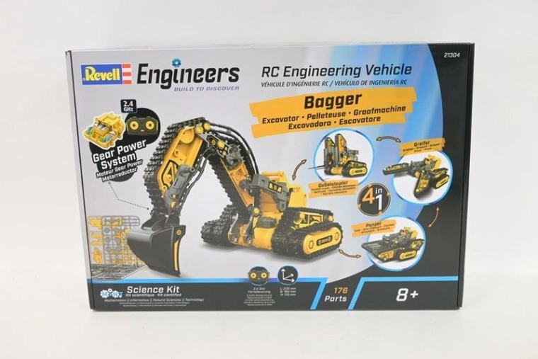 Revell RC inżynieryjny pojazd gąsienicowy 4 w 1 zdalnie sterowany