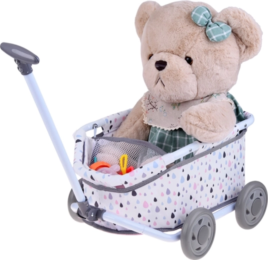 Łatwe ciągnięcie dzięki długiej rączce i solidnym kółkom