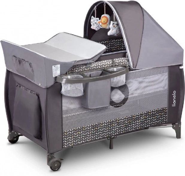 Łóżeczko turystyczne Sven Plus od Lionelo – Grey