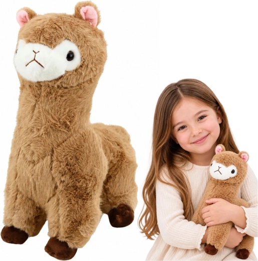 Pluszowa alpaka (lama) beżowa 28 cm - 1 szt.
