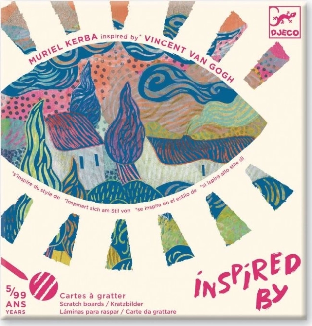 DJECO Wydrapywanki: Vincent van Gogh