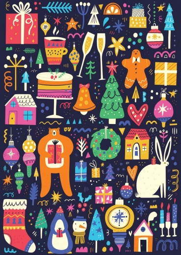 Puzzle zimowe ferie 1000 elementów Yazz