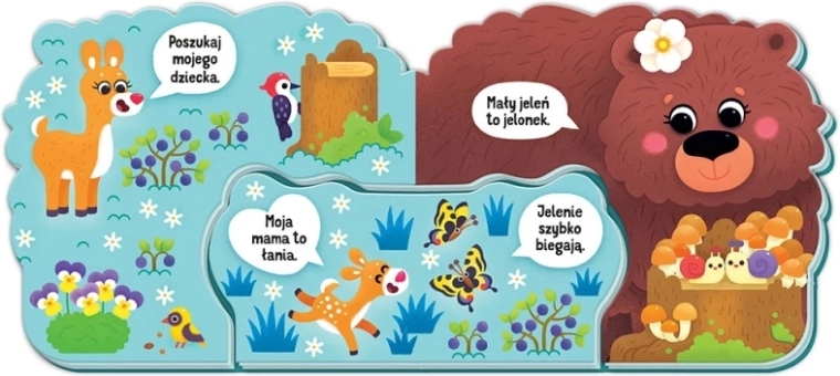 Mamy i maluchy w lesie – dwie książeczki w jednej