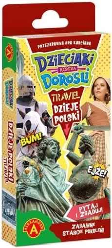 Dzieciaki kontra dorośli: Historia Polski Travel – rodzinna gra podróżna