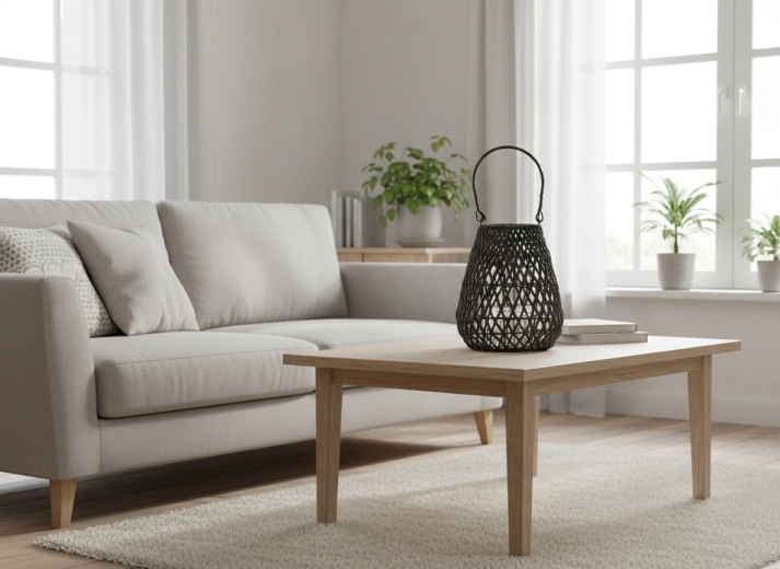 Stylowy dodatek do nowoczesnego salonu