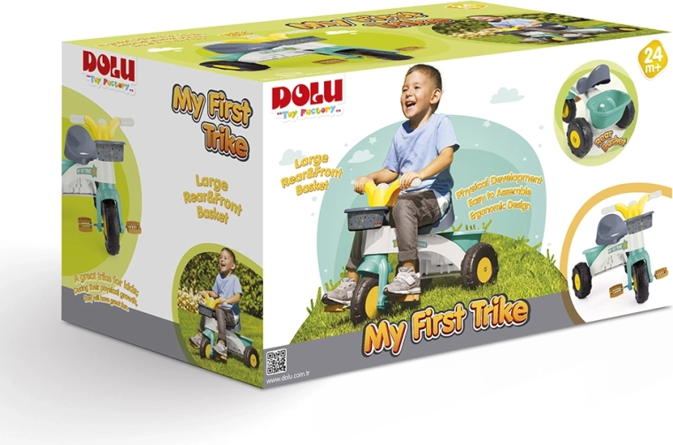 Praktyczne koszyki z przodu i z tyłu