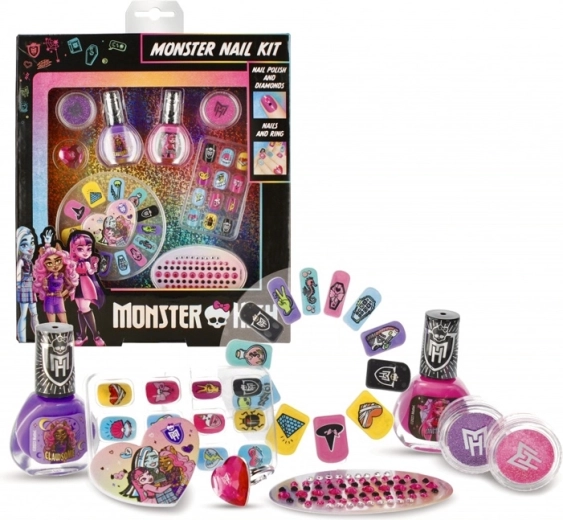 Monster high zestaw do paznokci