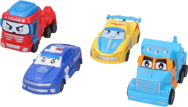 Autorobot z napędem bezwładnościowym 11 cm (4 warianty)