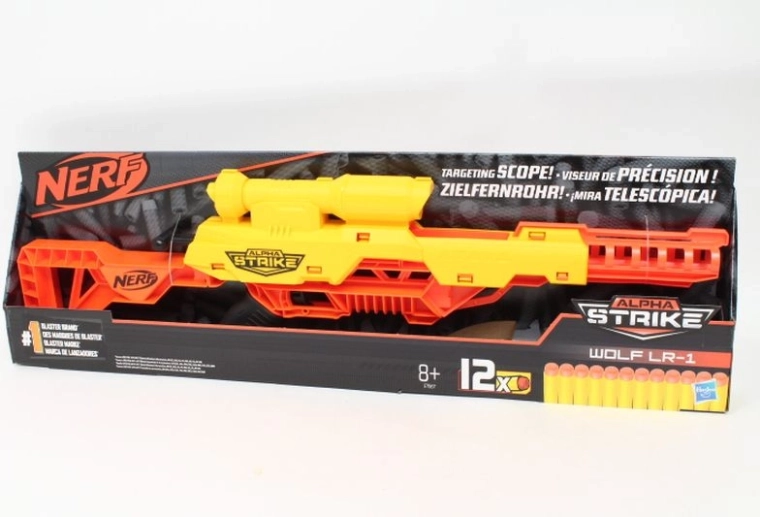 Nerf Alpha Strike Wolf LR-1 ręczny piankowy blaster snajperski