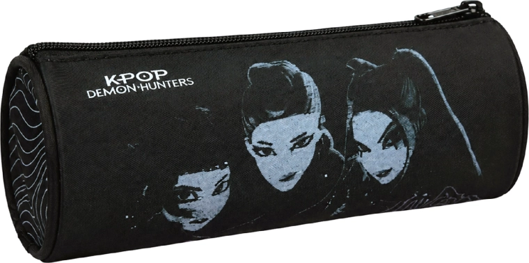 Piórnik szkolny w formie etui GIM KPop Demon Hunters Huntrix czarny