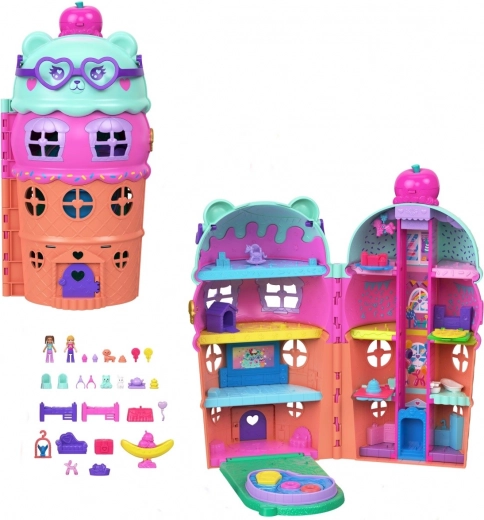 Polly Pocket Lodowy domek z basenem