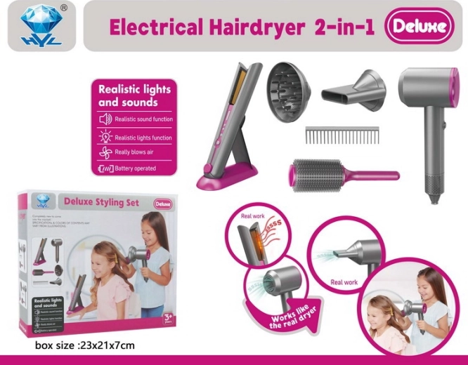 Zestaw fryzjerski dla dzieci z akcesoriami