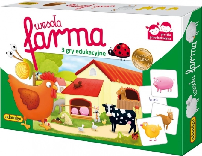 Wesoła Farma - edukacyjna gra dla dzieci od Adamigo