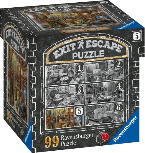Ravensburger Ucieczkowe Puzzle Nawiedzona Rezydencja 5: Na Strychu