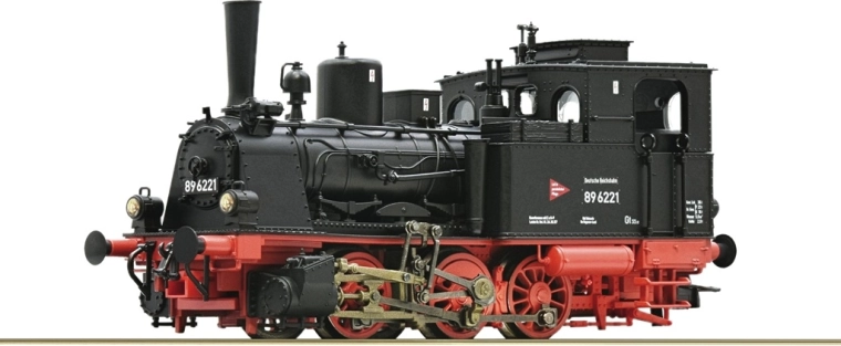 Parowa lokomotywa ROCO BR 89.70–75 DR H0