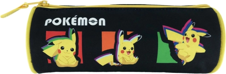 Okrągły piórnik Pokémon na zamek