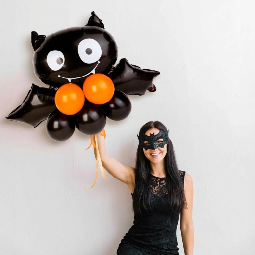 Halloweenowa dekoracja balonowa nietoperz