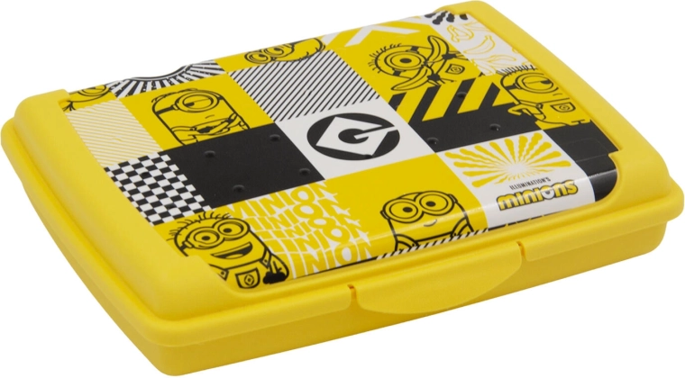 Śniadaniówka Minions żółta 17 × 13 × 3,5 cm