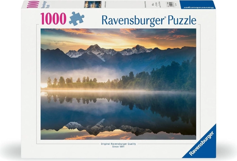 Puzzle Ravensburger Lake Matheson, Nowa Zelandia 1000 elementów