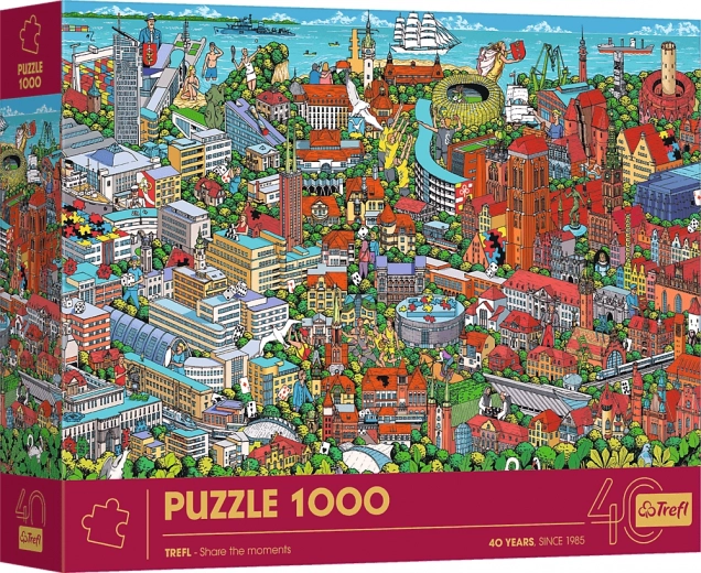 Trefl puzzle Premium Plus Share the Moments: Trójmiasto 1000 elementów