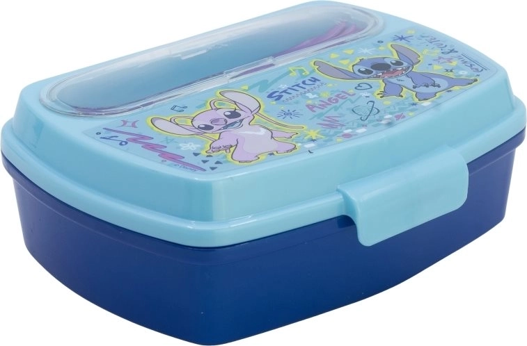 Pudełko śniadaniowe z sztućcami ANGEL A STITCH