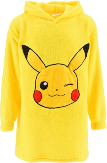 Chłopięca oversize'owa bluza z kapturem Pokémon Pikachu