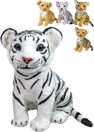 Pluszowe młode safari 31 cm (tygrys lub lampart) - 1 szt.