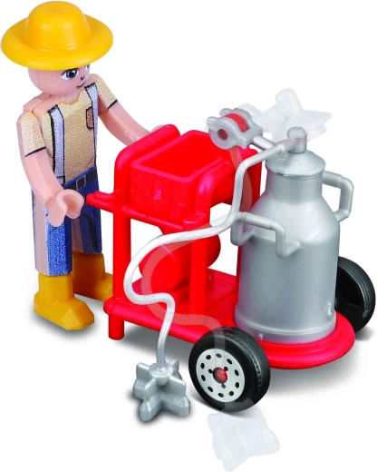 Ruchomy wózek z dojarką