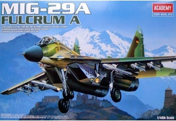 MiG-29A Fulcrum – plastikowy model samolotu do sklejania
