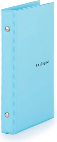 Karis A6 PVC Pastelini niebieski notes