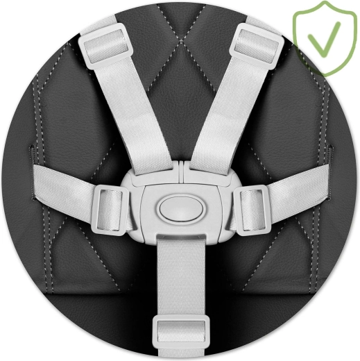 Maksymalne bezpieczeństwo dzięki 5‑punktowym pasom
