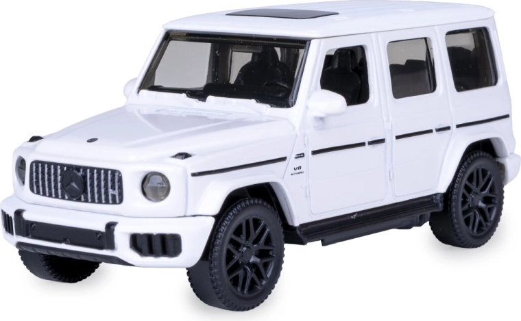 Metalowy model Mercedes-AMG G 63 w skali 1:43, biały