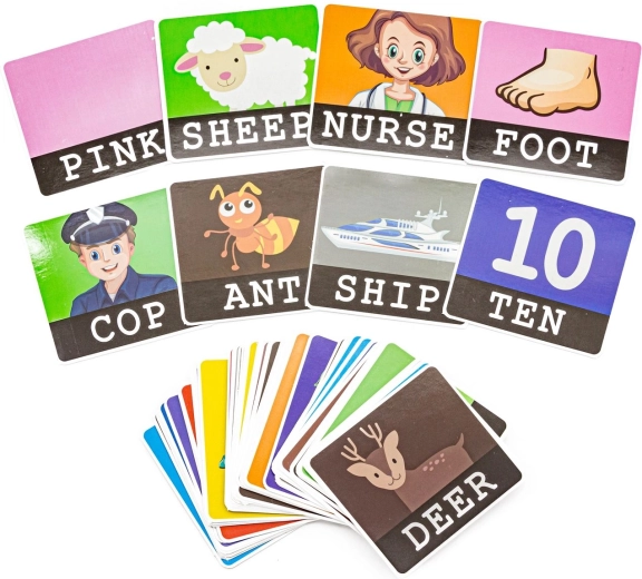 120 kart obrazkowych także jako „flashcards“